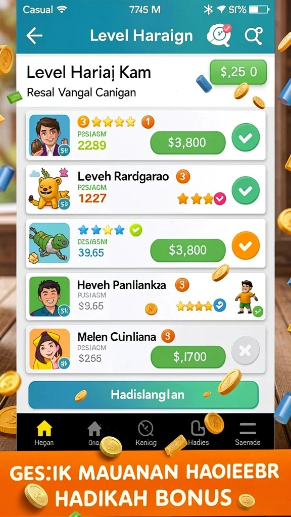 Tampilan utama aplikasi yang sederhana dan menarik.