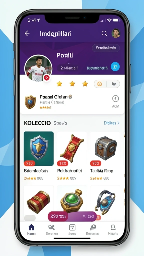 Gambar saat karakter sedang beraksi di level menengah.