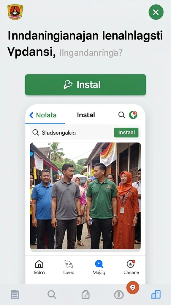 Tampilan awal permainan yang menawan.