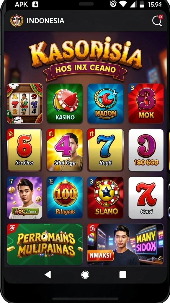 Screenshot saat bermain bingo klasik.