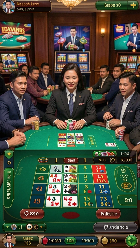 Fitur interaksi sosial dengan pemain lain.