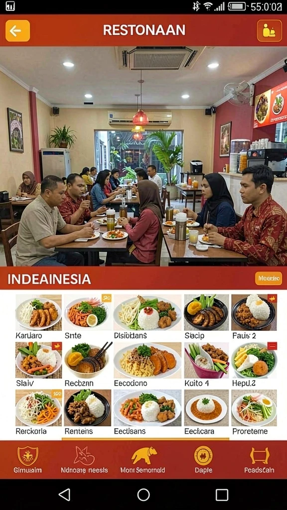 Tampilan antarmuka yang menarik dan mudah digunakan.