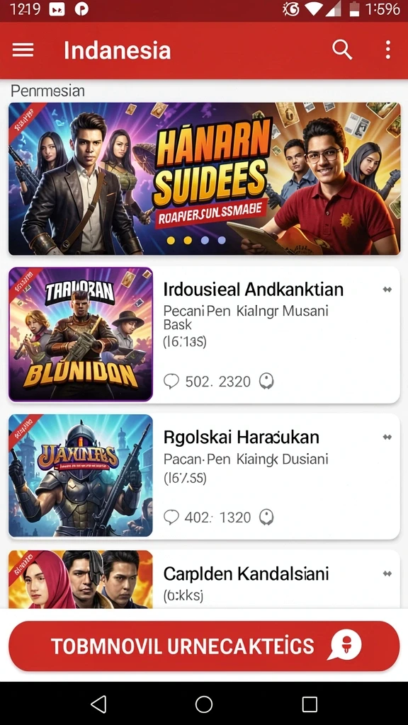 Screenshot dari turnamen GLOWIN88 yang menarik dan kompetitif.