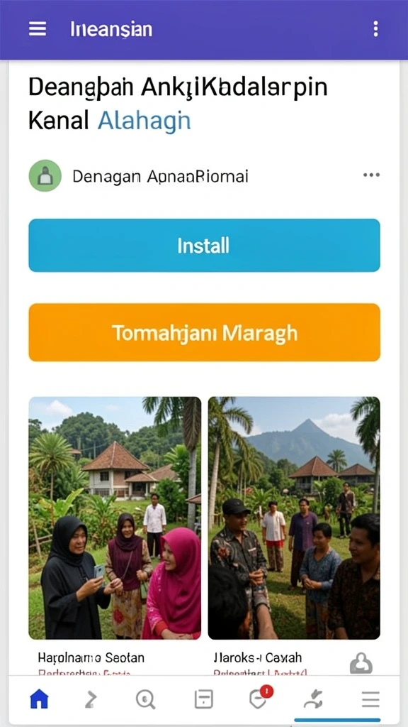 Menu permainan yang mudah dinavigasi dan user-friendly.