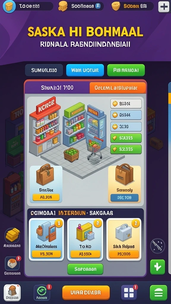 Screenshot menampilkan antarmuka permainan slot yang menarik.