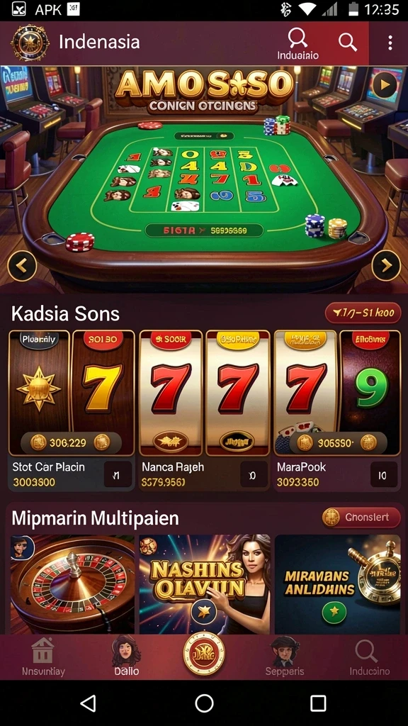 Dialog interaktif dengan karakter yang unik.