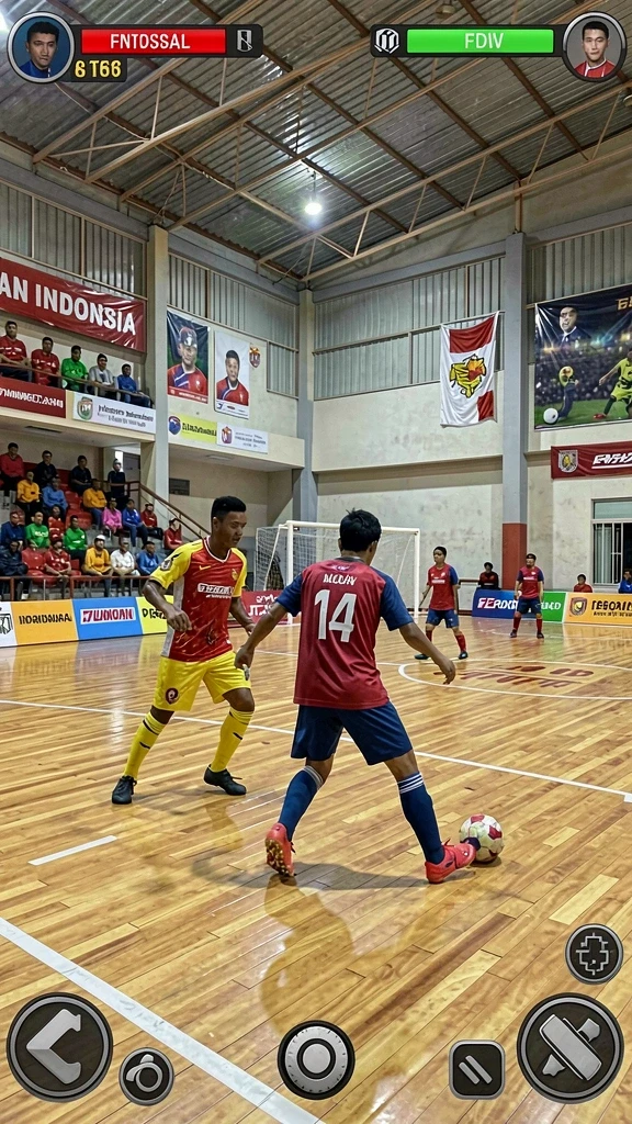 Tampilan beranda permainan IDAGAME yang menarik.