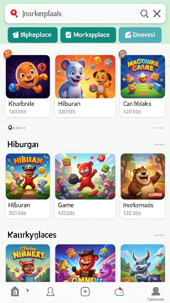 Beragam pilihan permainan membuat setiap sesi bermain unik.