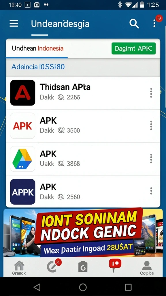 Tampilan antarmuka yang menarik dan modern.