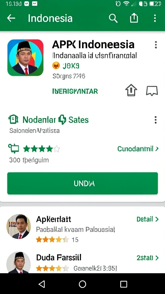 Tampilan awal permainan dengan karakter yang siap beraksi.