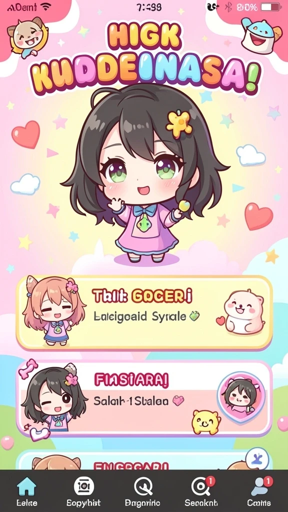 Screenshot misi yang menunjukkan tantangan seru di game.