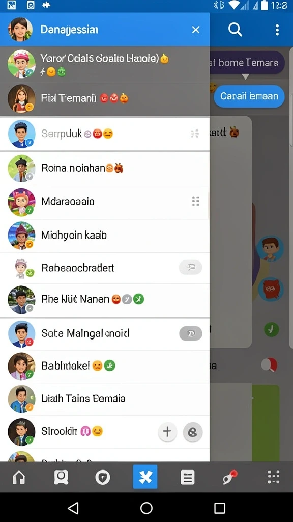 Tampilan awal LUCKYMINO yang memukau dan mudah dinavigasi.