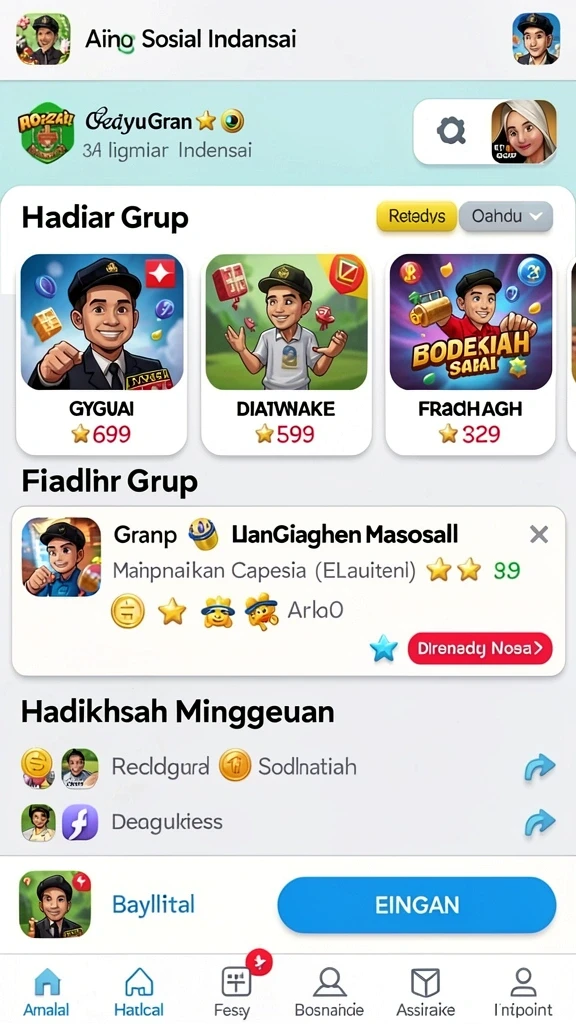 Antarmuka yang ramah pengguna dan mudah dinavigasi.