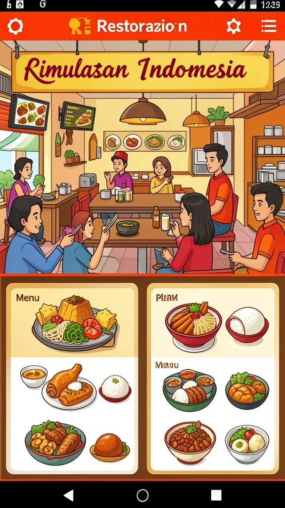 Tampilan antarmuka yang menarik dan intuitif.