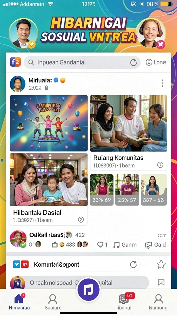 Tampilan antarmuka yang menarik dan user-friendly.