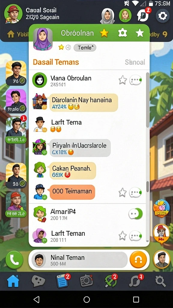Screenshot menunjukkan pertarungan epik melawan musuh.
