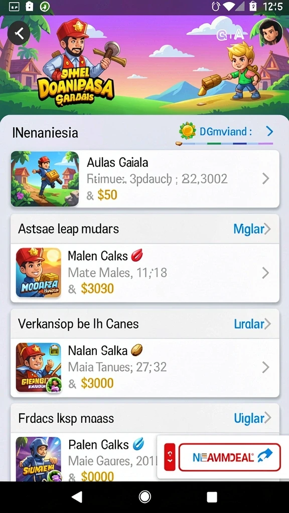 Tantangan baru di setiap level.