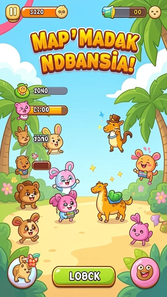 Screenshot menampilkan tingkat kesulitan yang menantang.