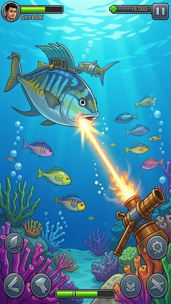 Screenshot menunjukkan mode multiplayer yang seru.