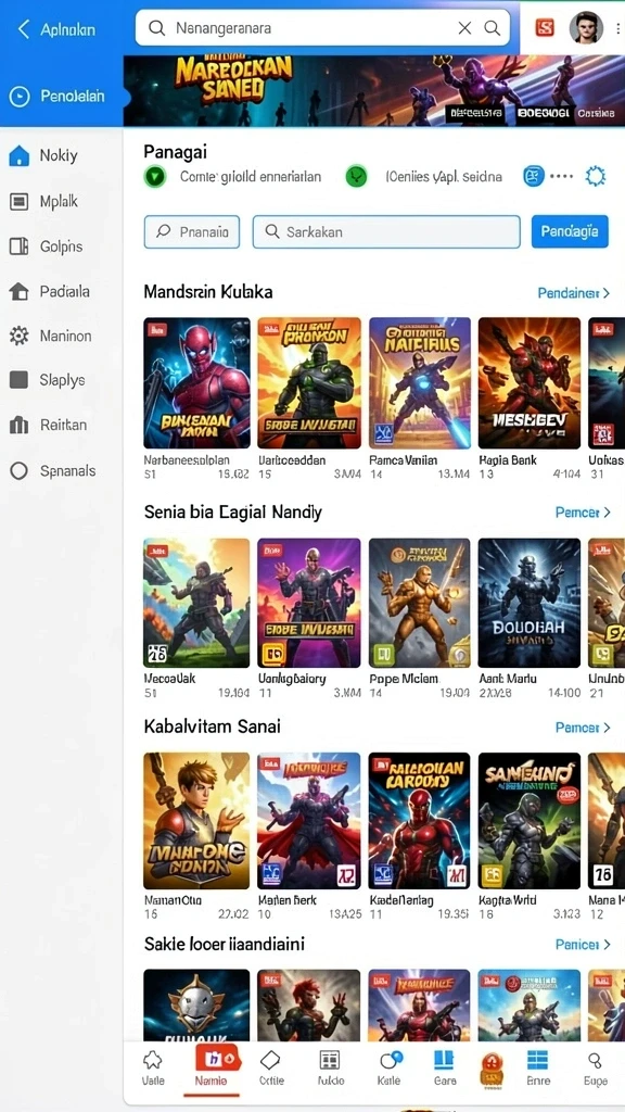 Mode permainan yang bervariasi dan menarik.