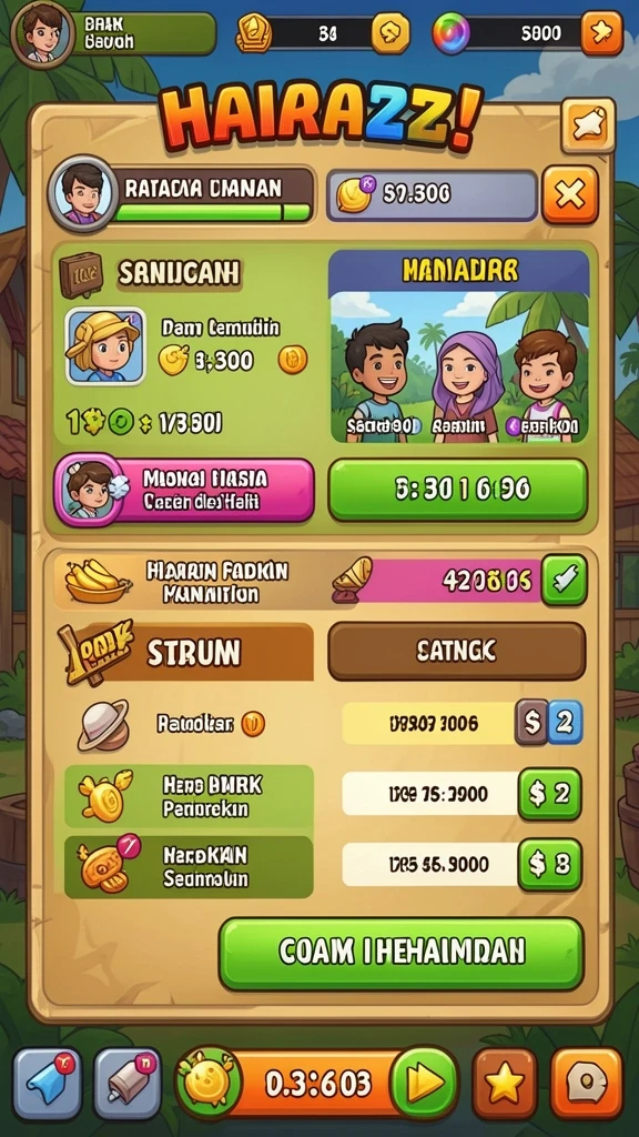 Tampilan grafik yang memukau dan detail.