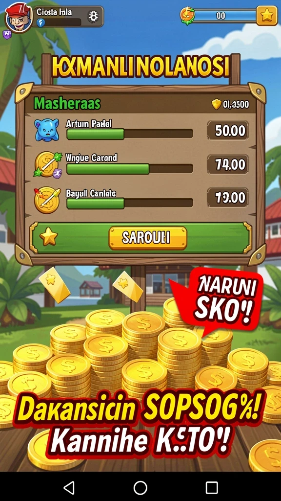Tampilan antarmuka SINARTOGEL yang sederhana dan menarik.
