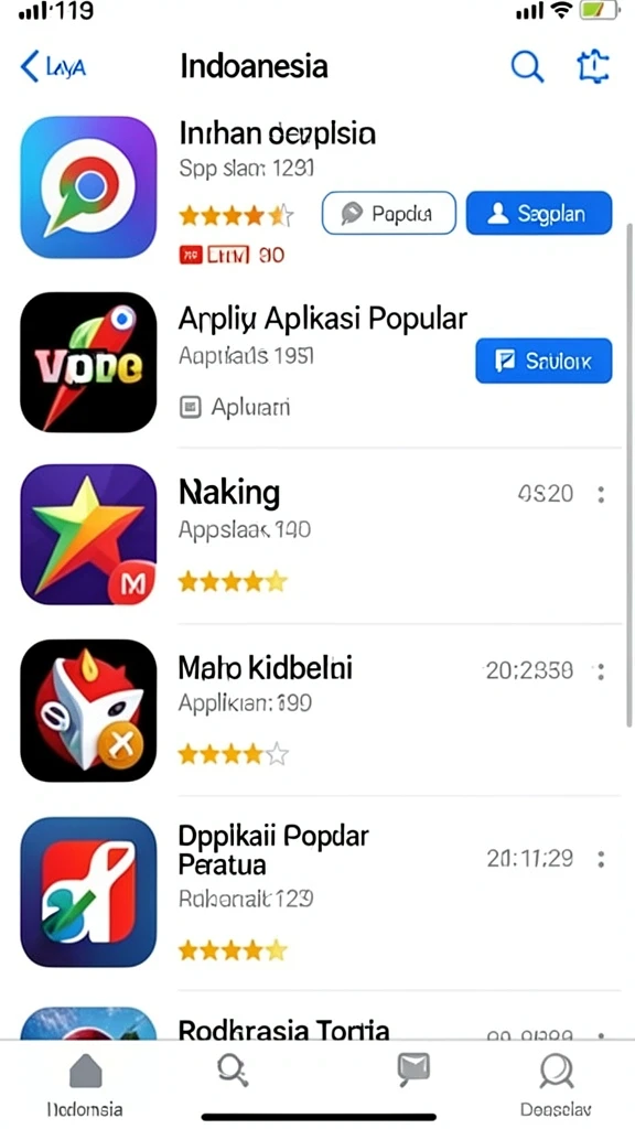 Tampilan antarmuka yang user-friendly.