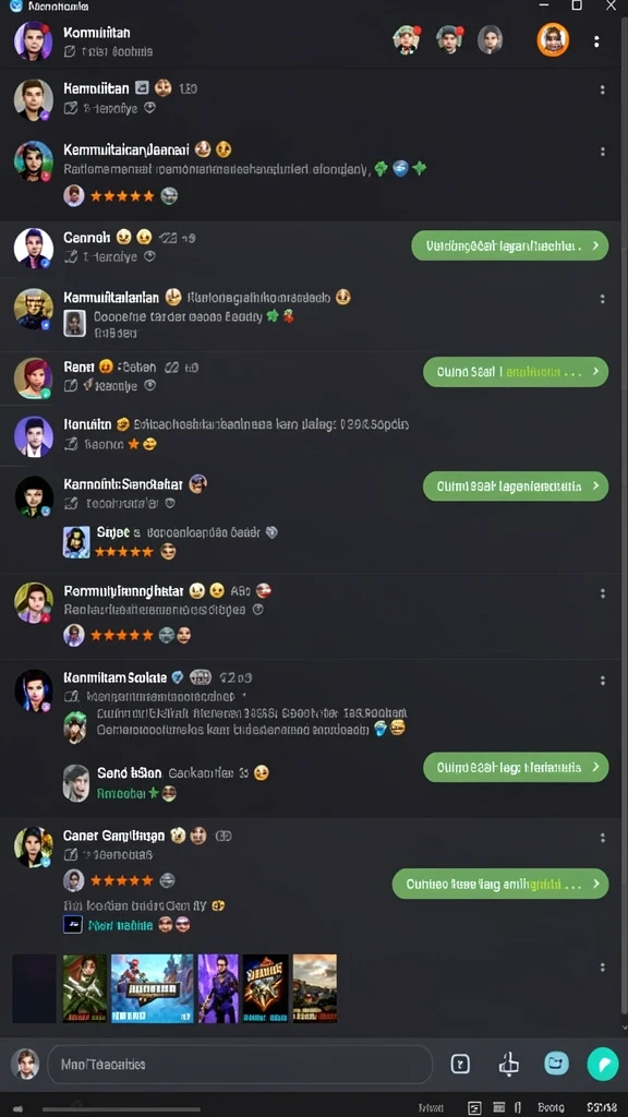 Deskripsi fitur interaksi sosial saat bermain dengan teman.