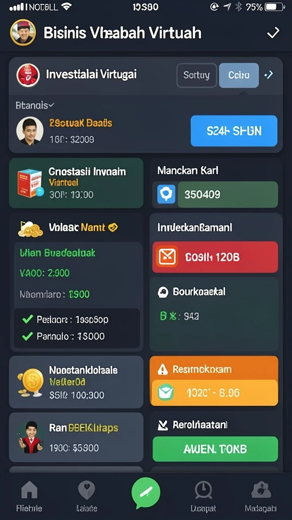 Tangkapan layar pertama menampilkan karakter utama yang siap beraksi.