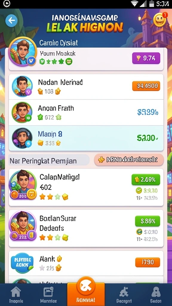 Pengalaman bermain yang memuaskan dan menyenangkan.