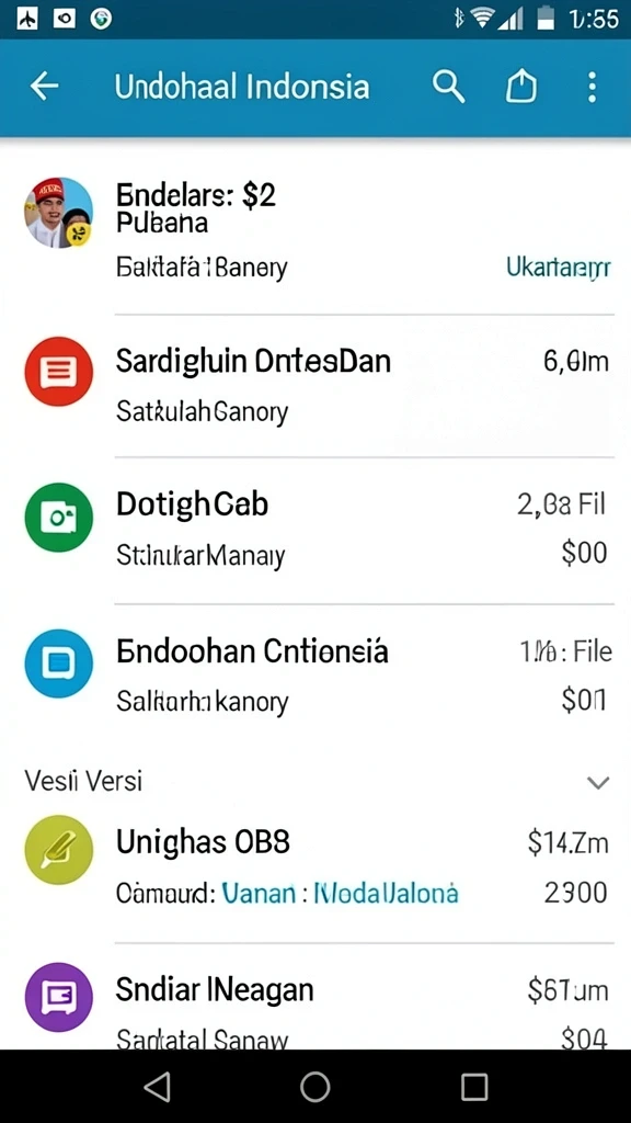 Screenshot fitur mode liga yang seru dan kompetitif.