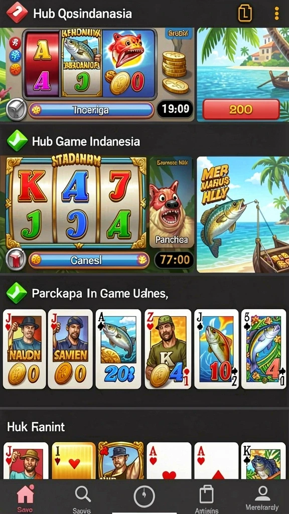 Tampilan dashboard pengguna yang intuitif.