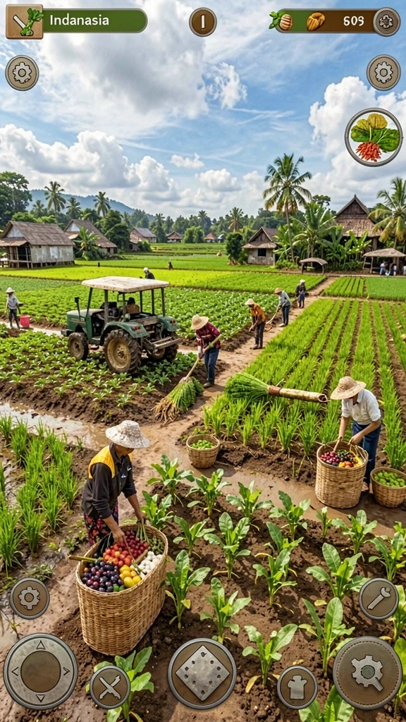 Tampilan menawan dari karakter utama dalam TITAN777.