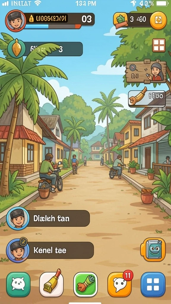 Tampilan menarik dari menu utama TURU99.