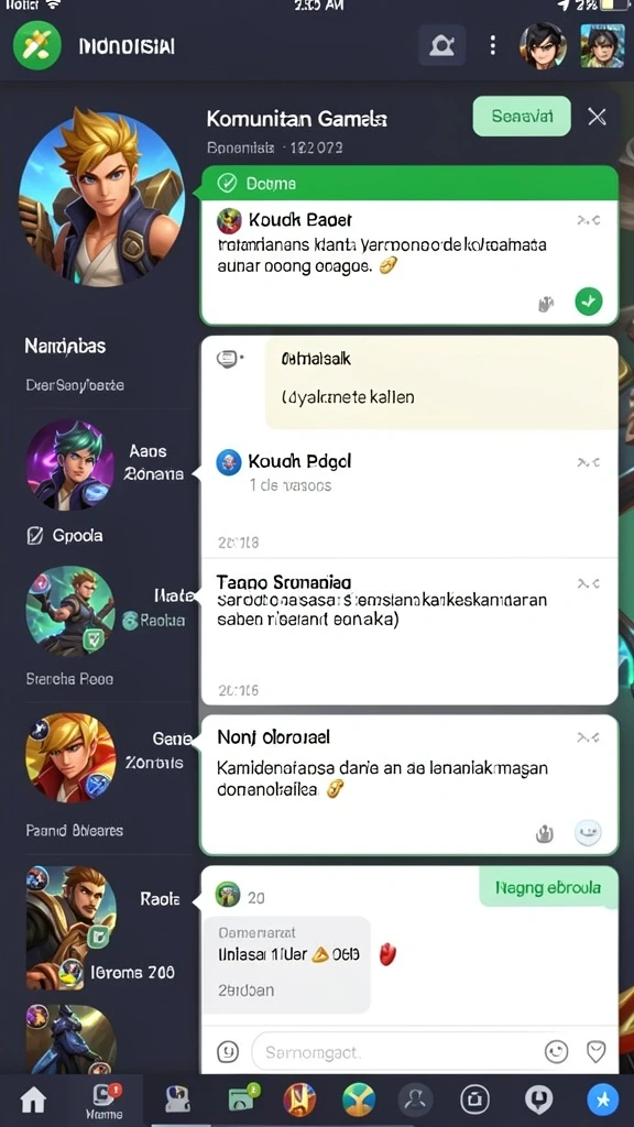 Tampilan gameplay yang menarik dan interaktif.