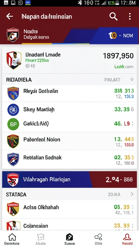 Tampilan menu utama yang menarik dan intuitif.