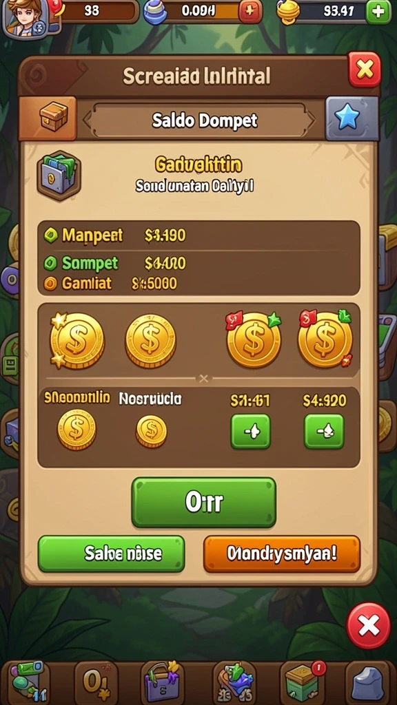 Tampilan antarmuka yang intuitif dan menarik.