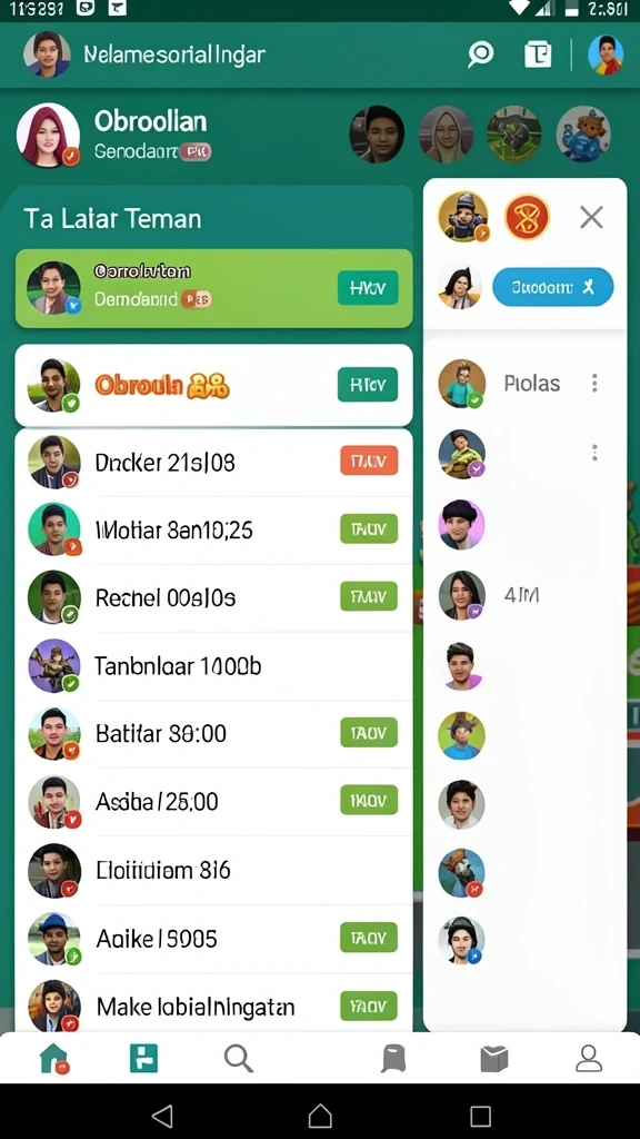 Sistem keamanan yang menjaga data pengguna dengan baik.