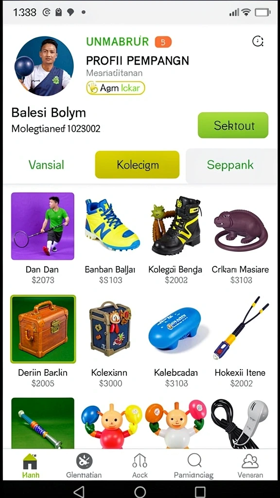 Tampilan antarmuka yang mudah digunakan.
