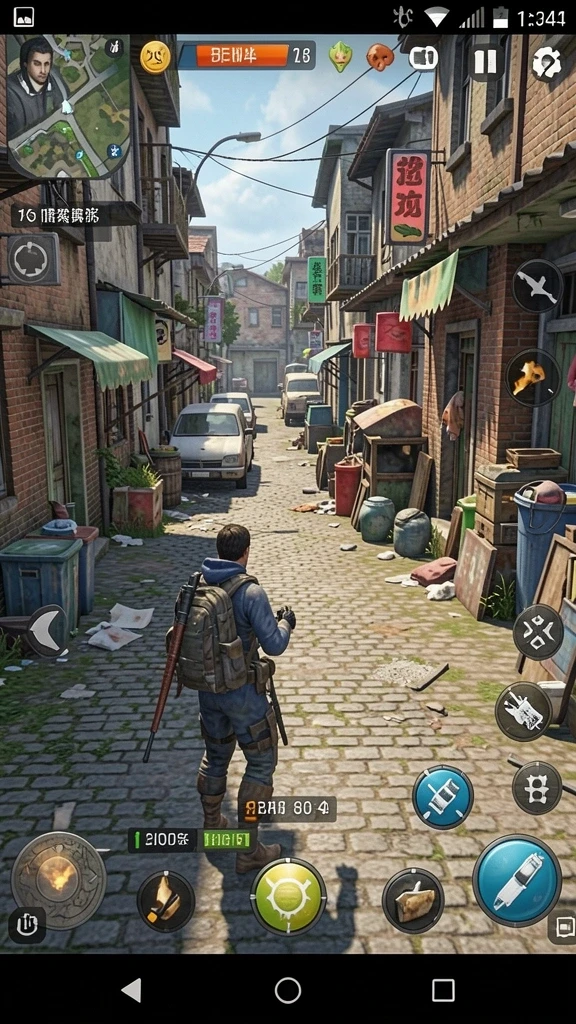 Screenshot menunjukkan pemandangan alam yang luas dan indah dalam game.