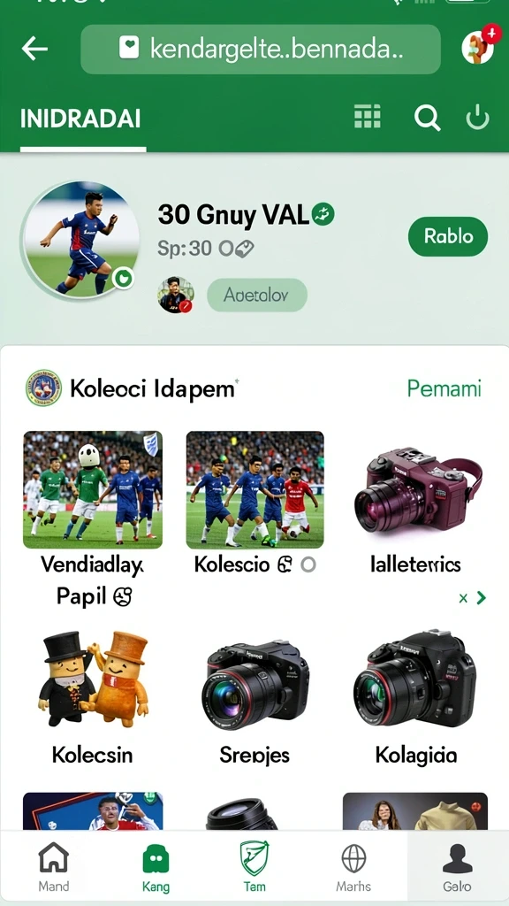 Tampilan awal permainan yang menarik dan intuitif.