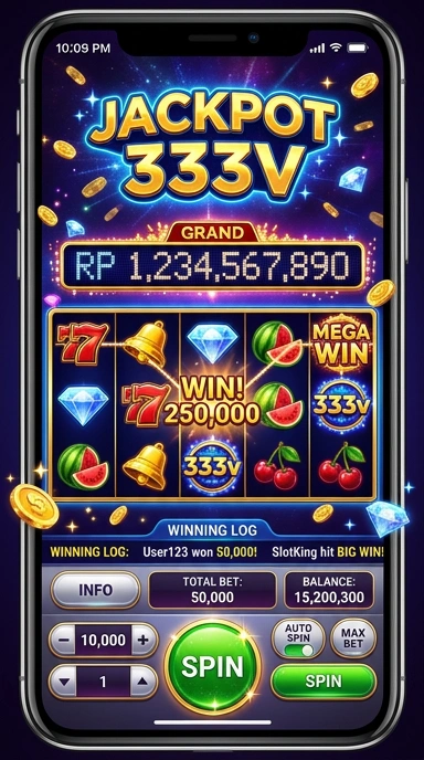 333v — layar beranda